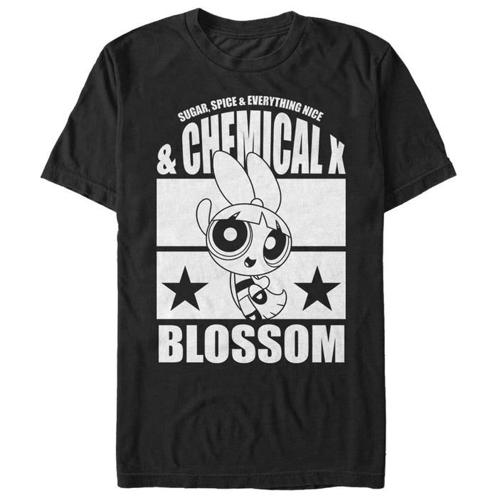 fifth sun Men's The Powerpuff Girls Chemical X Blossom T-Shirt