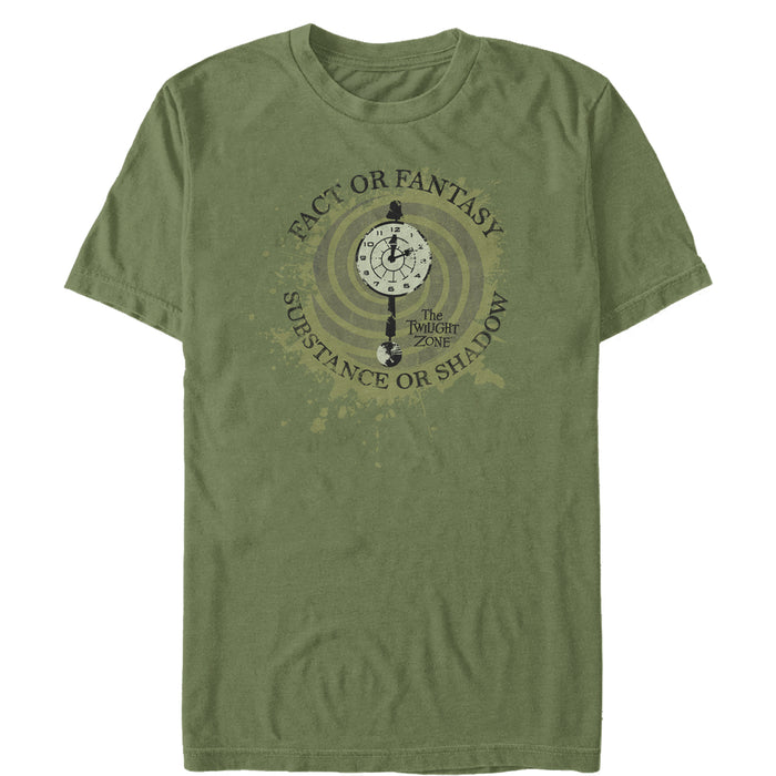 fifth sun Men's The Twilight Zone Fact or Fantasy T-Shirt