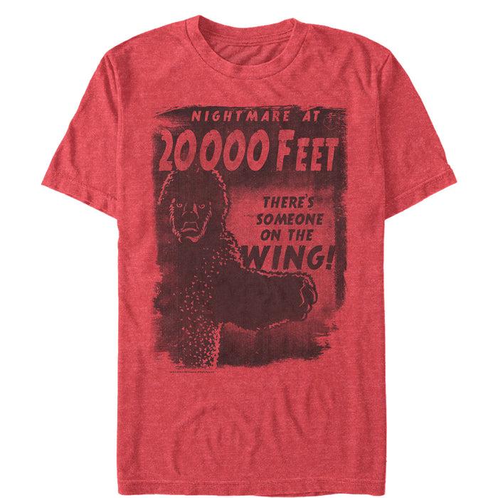 fifth sun Men's The Twilight Zone Nightmare at 20 000 Feet Episode T-Shirt