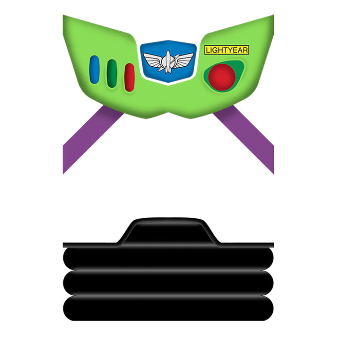 Fifth Sun Men's Toy Story Buzz Lightyear Costume Tee Long Sleeve Shirt