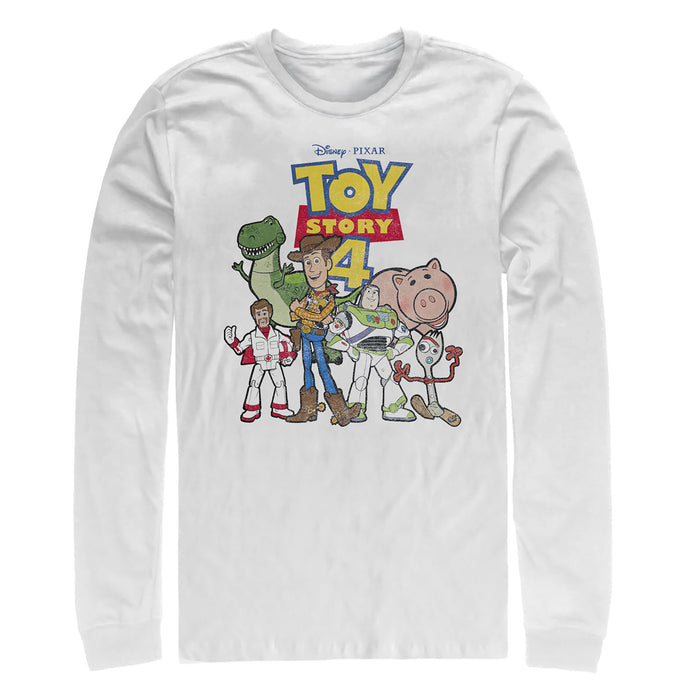 fifth sun Men's Toy Story Character Logo Party Long Sleeve Shirt fifth sun Men's Toy Story Character Logo Party Long Sleeve Shirt