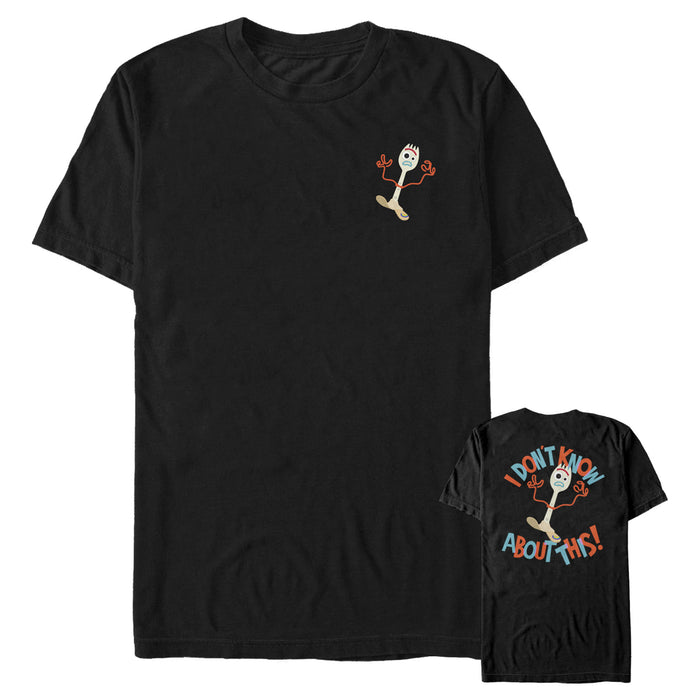 fifth sun Men's Toy Story Forky Don't Know About This T-Shirt