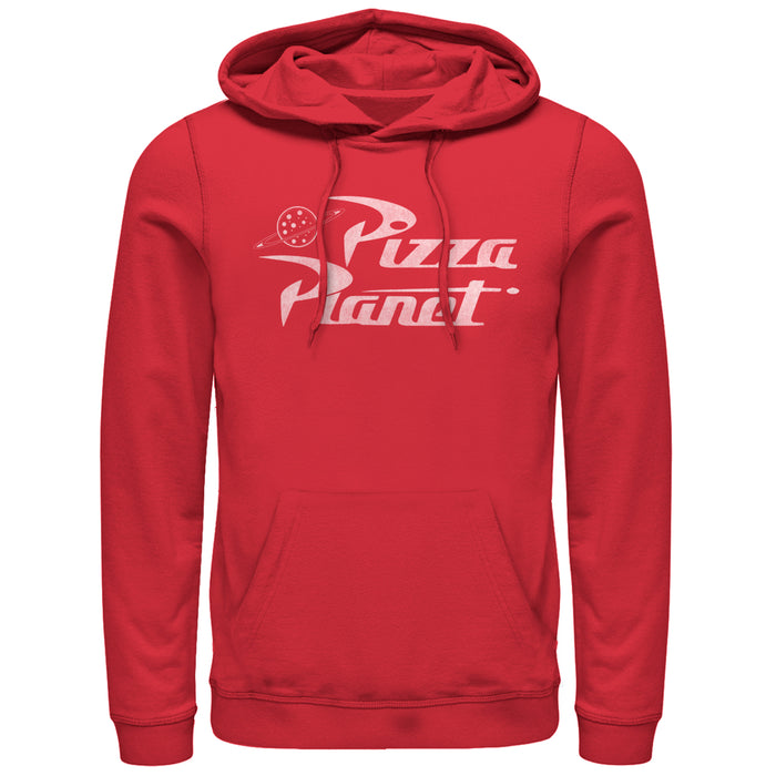 fifth sun Men's Toy Story Pizza Planet Logo Pull Over Hoodie