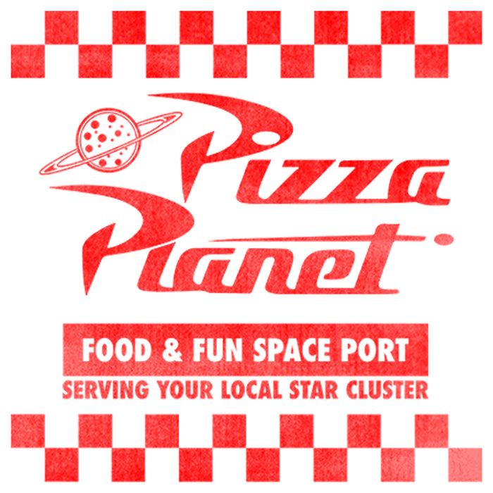 Fifth Sun Men's Toy Story Pizza Planet Uniform T-Shirt