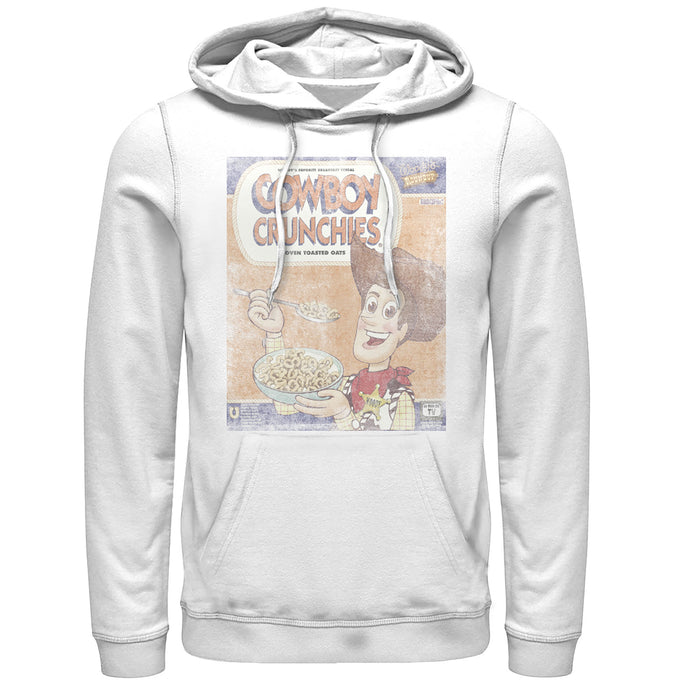 fifth sun Men's Toy Story Vintage Cowboy Crunchies Cereal Pull Over Hoodie