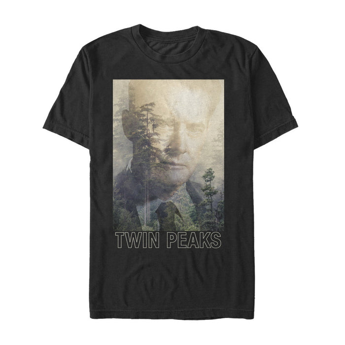 fifth sun Men's Twin Peaks Agent Cooper Poster T-Shirt