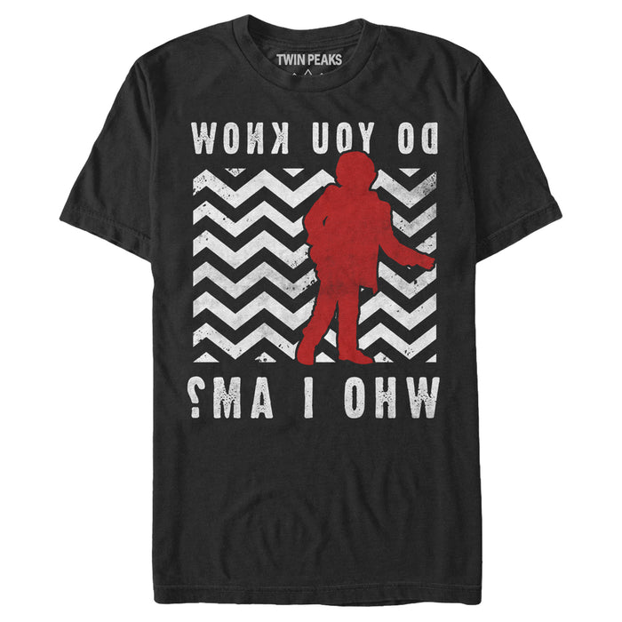 fifth sun Men's Twin Peaks Backward Room Question T-Shirt
