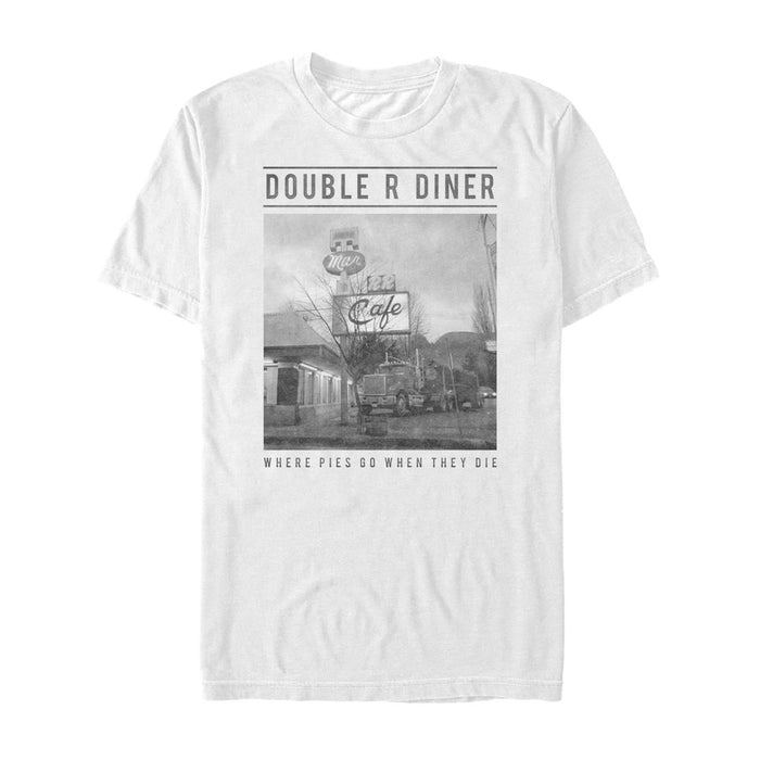 fifth sun Men's Twin Peaks Double R Diner Pie Heaven T-Shirt