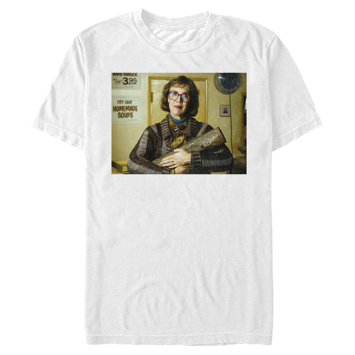 fifth sun Men's Twin Peaks Log Lady Portrait T-Shirt