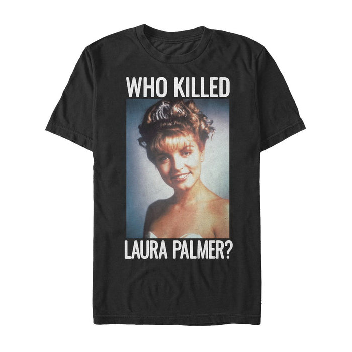 fifth sun Men's Twin Peaks Who Killed Laura Palmer T-Shirt
