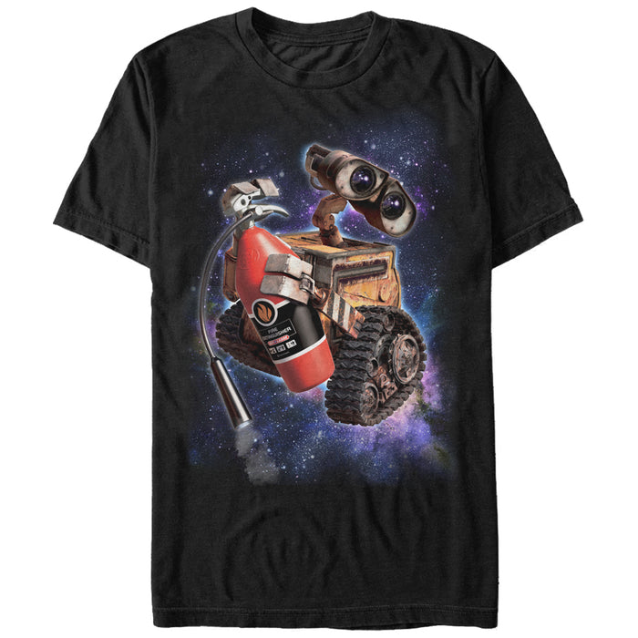 fifth sun Men's Wall-E Fire Extinguisher Space T-Shirt