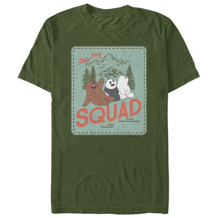 fifth sun Men's We Bare Bears This My Squad T-Shirt