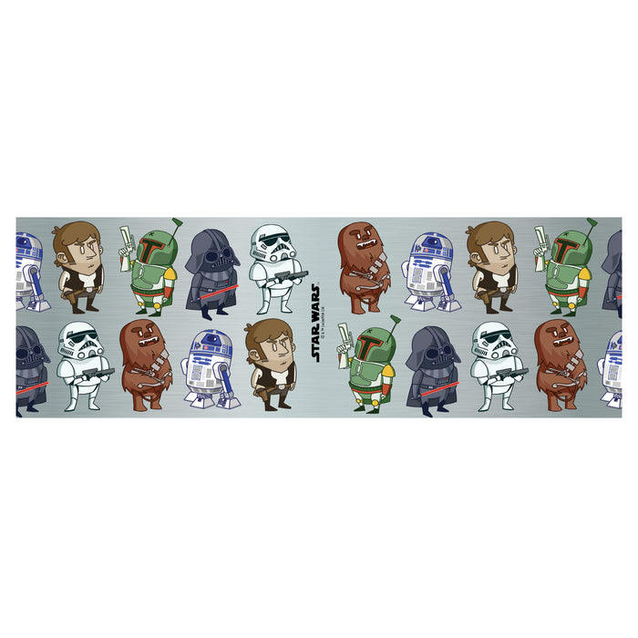 Fifth Sun Star Wars Cute Cartoon Characters Stainless Steel Tumbler With Lid