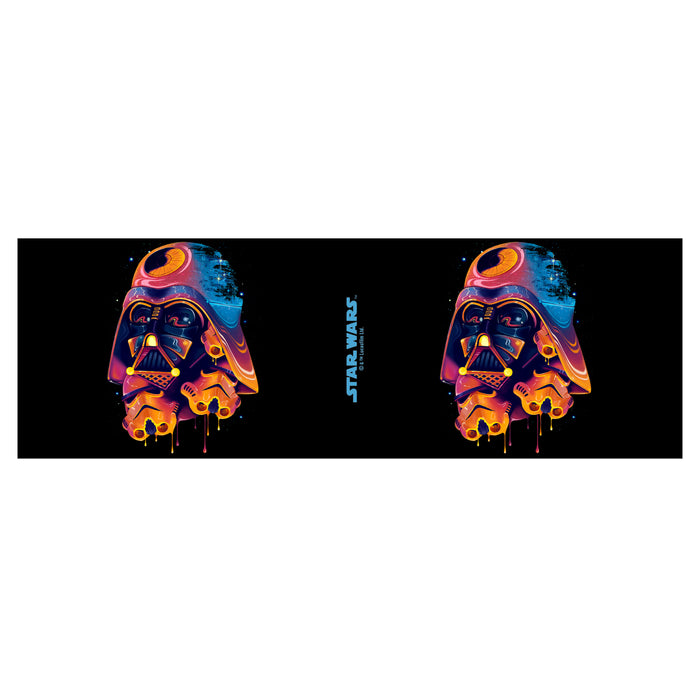 Fifth Sun Star Wars Darth Vader Colorful Paint Stainless Steel Tumbler With Lid