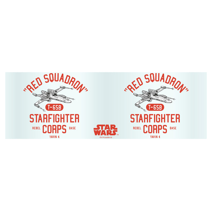Fifth Sun Star Wars Red Squadron Starfighter Corps Stainless Steel Tumbler With Lid