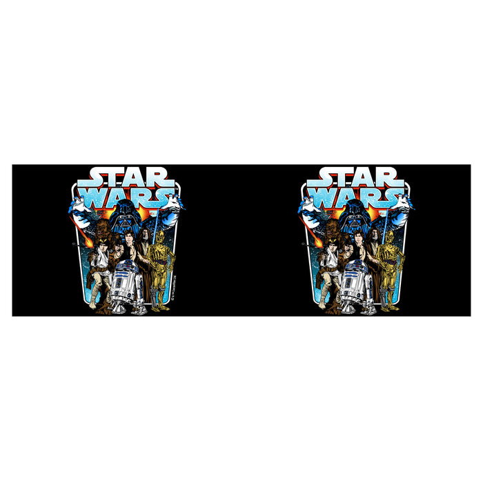 Fifth Sun Star Wars Retro Character Frame Stainless Steel Tumbler With Lid
