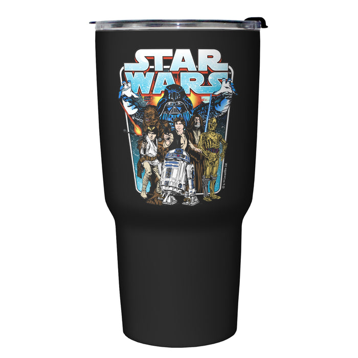 fifth sun Star Wars Retro Character Frame Stainless Steel Tumbler With Lid