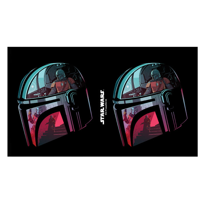 Fifth Sun Star Wars: The Mandalorian Helmet Reflection Stainless Steel Water Bottle