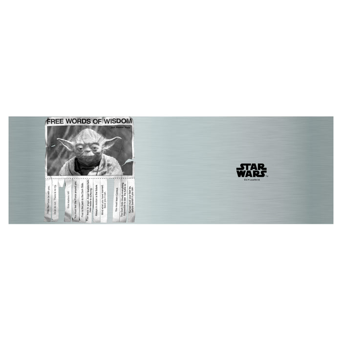 Fifth Sun Star Wars Yoda Free Words Of Wisdom Stainless Steel Tumbler With Lid