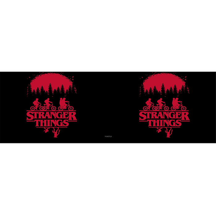 Fifth Sun Stranger Things Bike Ride Silhouettes Stainless Steel Tumbler With Lid