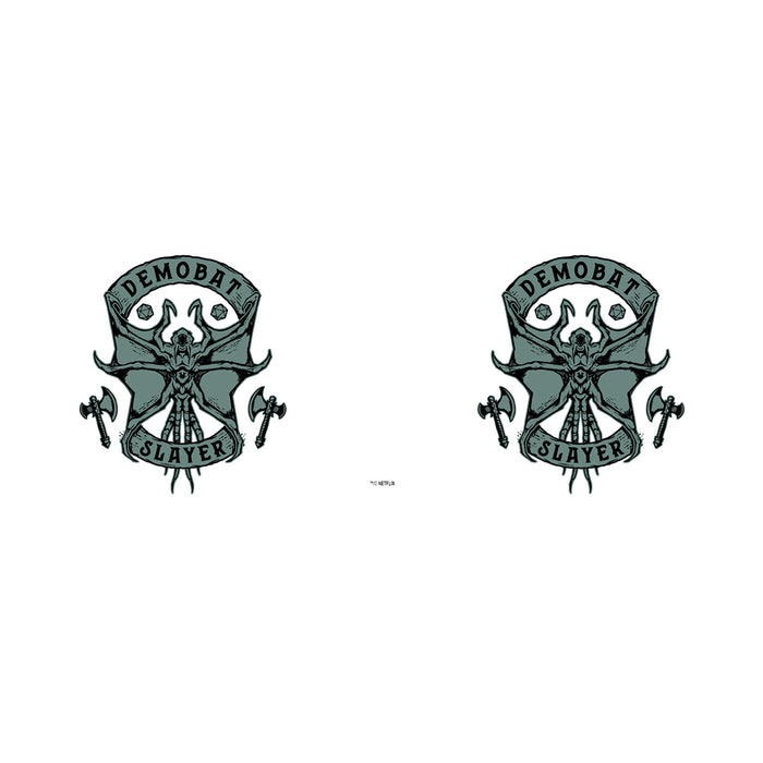 Fifth Sun Stranger Things Demobat Axe Logo Stainless Steel Tumbler With Lid