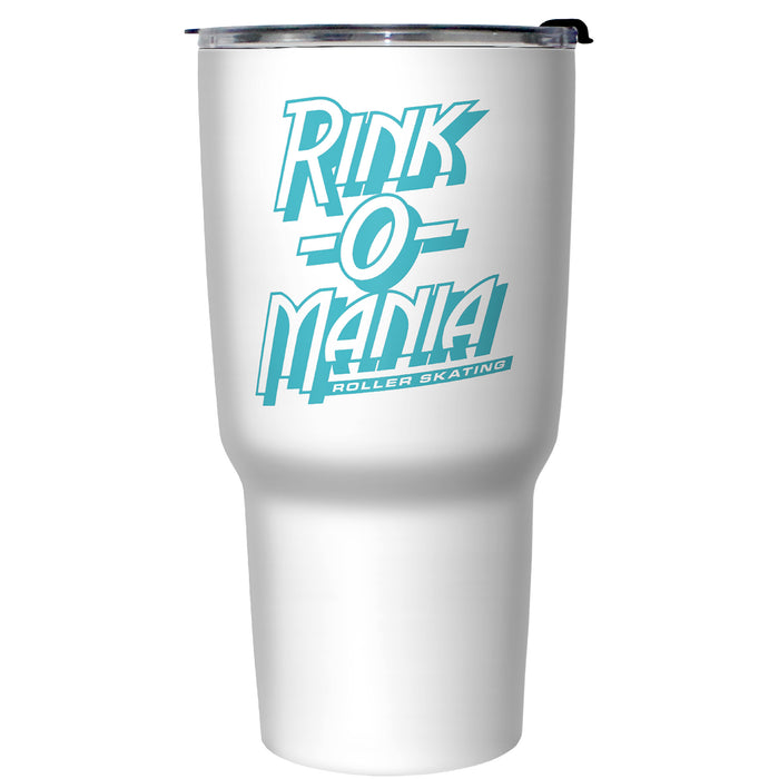 fifth sun Stranger Things Rink-O-Mania Main Logo Stainless Steel Tumbler With Lid