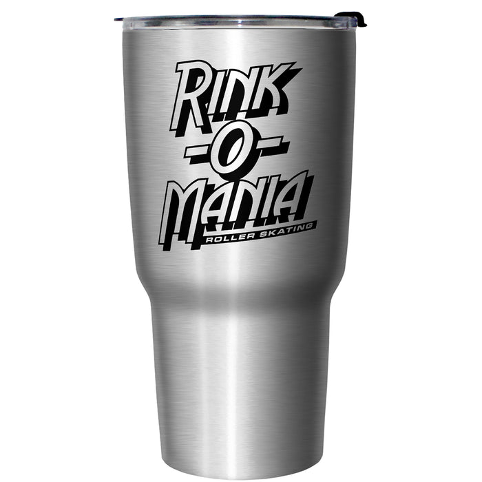fifth sun Stranger Things Rink-O-Mania Simple Stainless Steel Tumbler With Lid