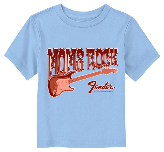 fifth sun Toddler's Fender Moms Rock Red Logo T-Shirt