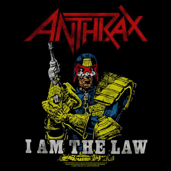 Fifth Sun Women's Anthrax Distressed I Am The Law T-Shirt