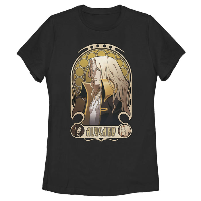 fifth sun Women's Castlevania Alucard Classic Portrait T-Shirt
