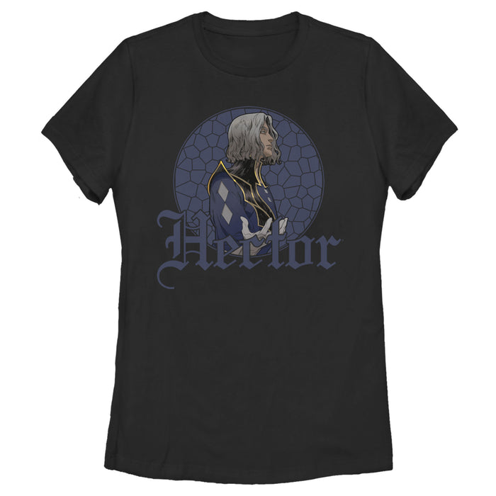fifth sun Women's Castlevania Hector Glass Frame T-Shirt