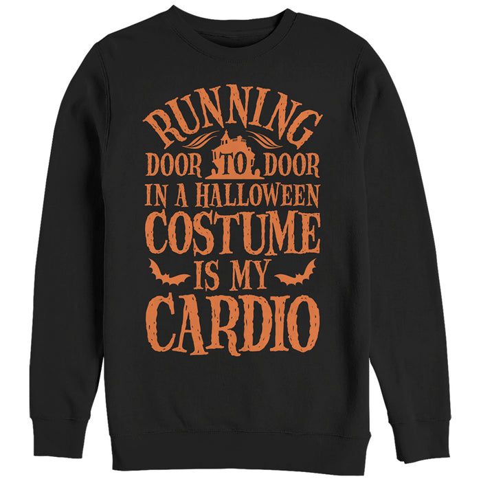 fifth sun Women's CHIN UP Halloween Costume Cardio Sweatshirt