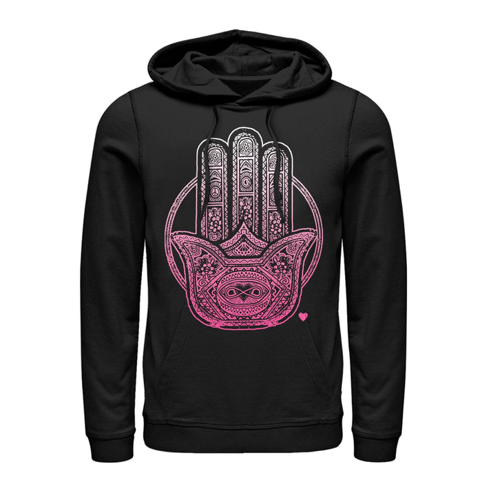 fifth sun Women's CHIN UP Henna Hamsa Pull Over Hoodie