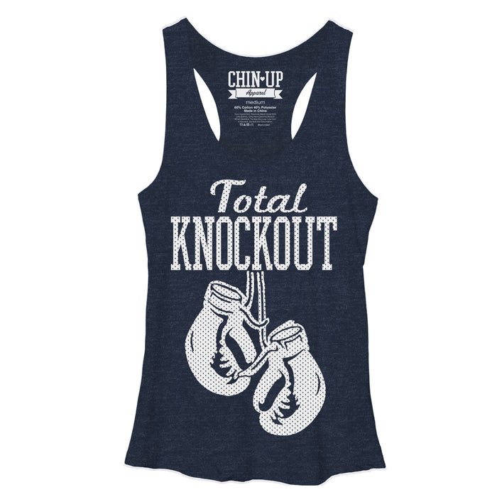 fifth sun Women's CHIN UP Total Knockout Racerback Tank Top