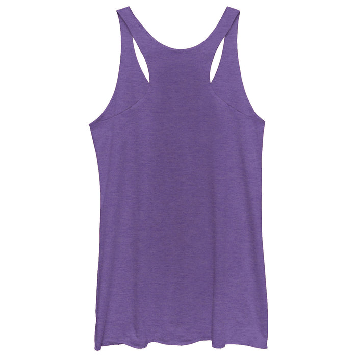 Fifth Sun Women's CHIN UP Will Run For Wine Racerback Tank Top