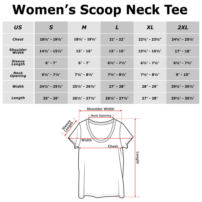 Fifth Sun Women's Finding Dory Fish Frame Scoop Neck