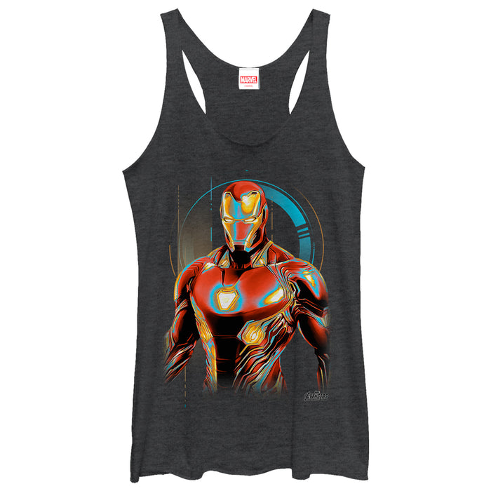 fifth sun Women's Marvel Avengers: Infinity War Iron Man Future Racerback Tank Top