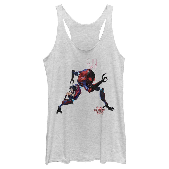 fifth sun Women's Marvel Spider-Man: Into the Spider-Verse Peni Parker Suit Racerback Tank Top