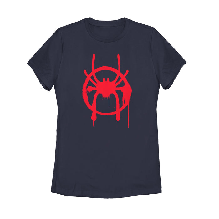 fifth sun Women's Marvel Spider-Man: Into the Spider-Verse Symbol T-Shirt