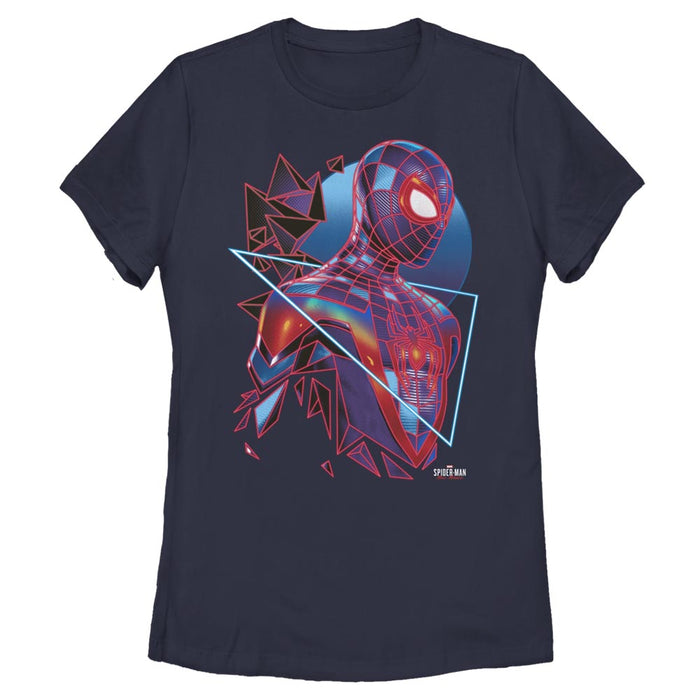 fifth sun Women's Marvel Spider-Man: Miles Morales Retro Hero T-Shirt