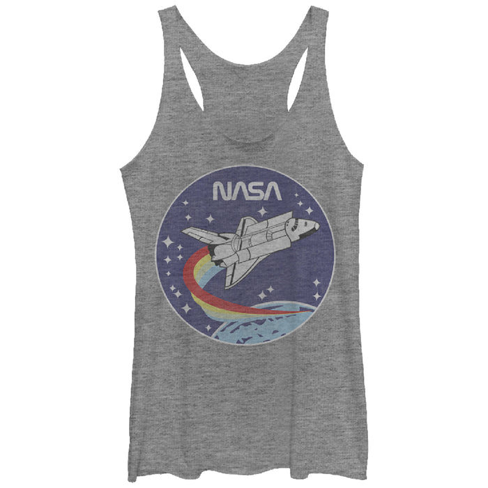 fifth sun Women's NASA Space Rocket Racerback Tank Top