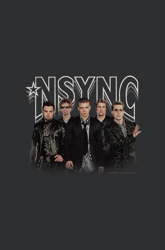 Fifth Sun Women's NSYNC Rocker Band Pose Racerback Tank Top