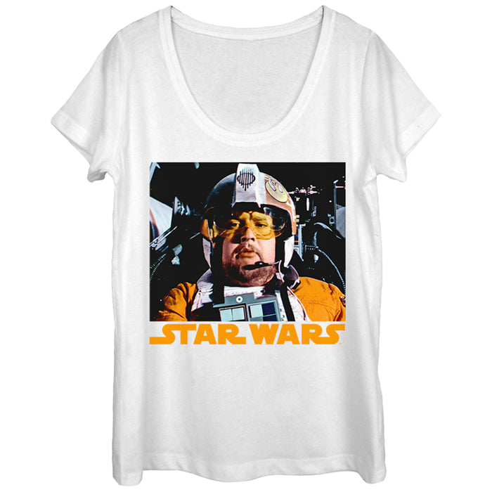 fifth sun Women's Star Wars Jek Tono Porkins Scoop Neck