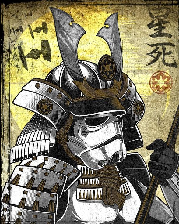 Fifth Sun Women's Star Wars Samurai Stormtrooper Scoop Neck