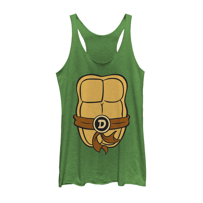 fifth sun Women's Teenage Mutant Ninja Turtles Donatello Costume Racerback Tank Top