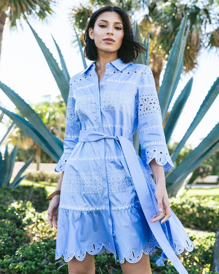 Figue Aaliyah Dress Lotus Blue