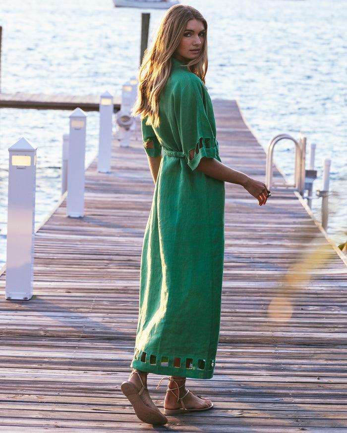 Figue Adalaide Dress Apple Green