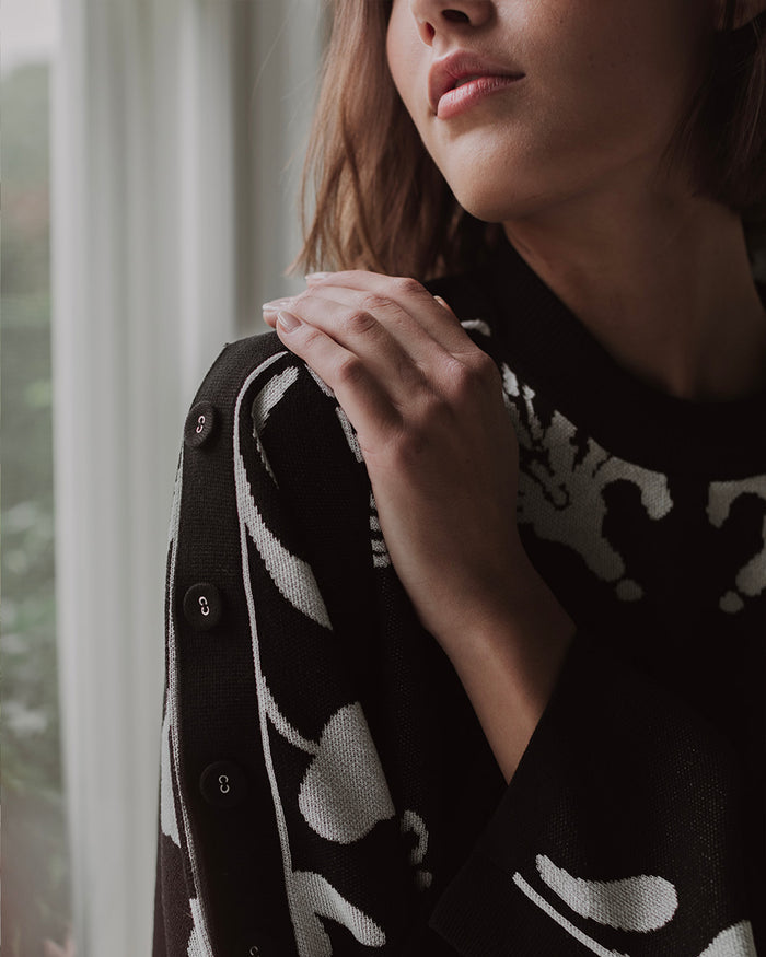 Figue Angie Sweater Onyx Black