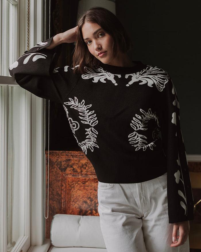 figue Angie Sweater Onyx Black