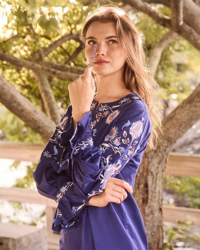 Figue Astrid Dress Imperial Blue